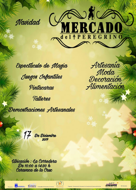 Cartel del Mercado del Peregrino de Caravaca del 17 de diciembre.