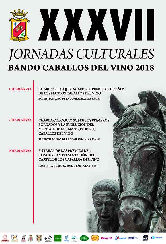 El cartel de la XXXVII edición de las Jornadas Culturales del Bando de los Caballos del Vino.