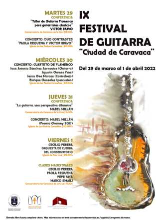 Cartel IX Festival Guitarra nexo